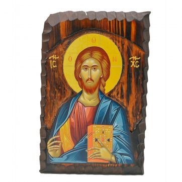 Εκκλησιαστικά Είδη Λαγός Ξύλινη Εικόνα Σκαλιστή Ιησούς