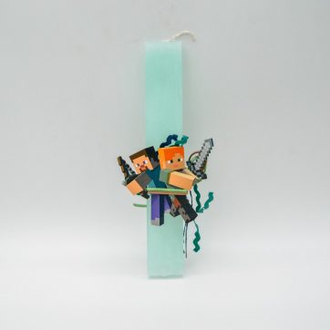 Εκκλησιαστικά Είδη Λαγός Λαμπάδα Minecraft