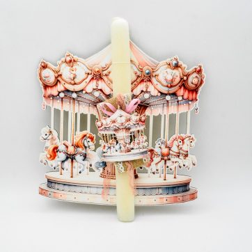 Εκκλησιαστικά Είδη Λαγός Λαμπάδα Καρουζέλ