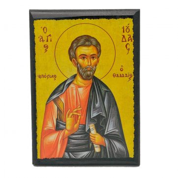 Εκκλησιαστικά Είδη Λαγός Ξύλινη Εικόνα Αγ Ιούδας Ο Θαδδαίος