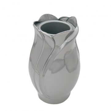 Εκκλησιαστικά Είδη Λαγός Ανθοδοχείο Αλουμινίου Τουλίπα Νίκελ Ματ Μικρή