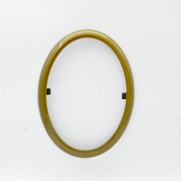 Εκκλησιαστικά Είδη Λαγός Κορνίζα Οβάλ Χρυσή 13*18