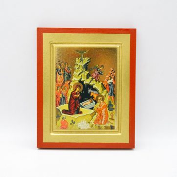 Εκκλησιαστικά Είδη Λαγός Εικόνα Χρυσοτυπία Η Γέννησις του Χριστού