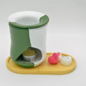 Εκκλησιαστικά Είδη Λαγός Αρωματιστής Κεραμικός Πράσινο Λευκό