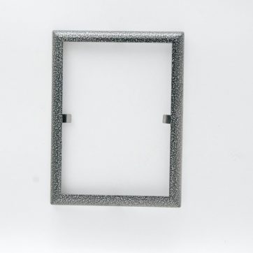 Εκκλησιαστικά Είδη Λαγός Κορνίζα Ορθογώνια Ασημί Μαύρο 13*18