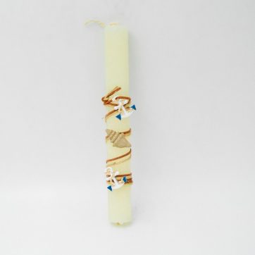 Εκκλησιαστικά Είδη Λαγός Λαμπάδα με Άγκυρα και Κοχύλι