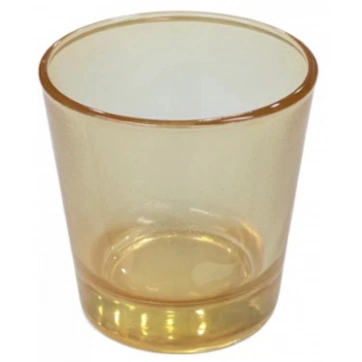 Εκκλησιαστικά Είδη Λαγός Καντηλοκούπα Γυάλινη  Μικρή Στρόγγυλη Μελί