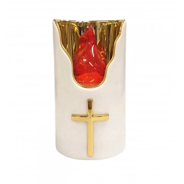 Εκκλησιαστικά Είδη Λαγός Ηλεκτρικό Κερί C707 με Κόκκινη Φλόγα