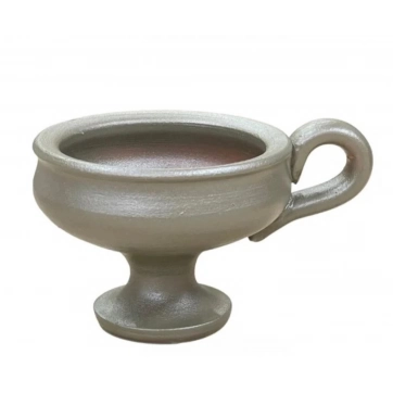 Εκκλησιαστικά Είδη Λαγός Θυμιατό Κεραμικό Κούπα Μεγάλη Γκρι