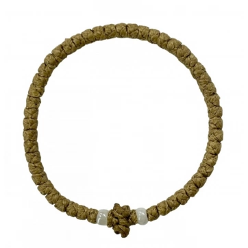 Εκκλησιαστικά Είδη Λαγός Κομποσχοίνι Κερωμένο Καφέ