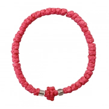 Εκκλησιαστικά Είδη Λαγός Κομποσχοίνι Κερωμένο Φούξια