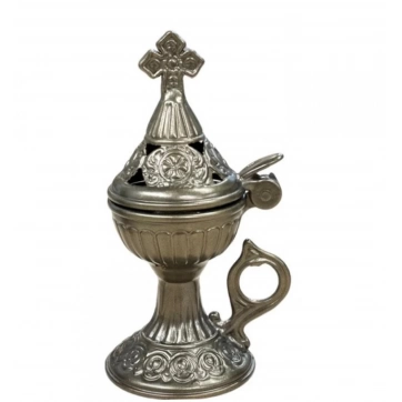 Εκκλησιαστικά Είδη Λαγός Θυμιατό Μεταλλικό Άλφα Μικρό Πράσινο