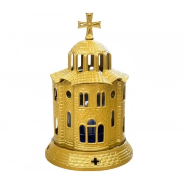 Εκκλησιαστικά Είδη Λαγός Καντήλι Μεταλλικό Εκκλησία Χρυσό