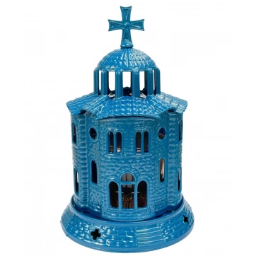 Εκκλησιαστικά Είδη Λαγός Καντήλι Μεταλλικό Εκκλησία Μπλε