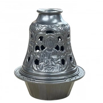 Εκκλησιαστικά Είδη Λαγός Καντήλι Μεταλλικό Καμπάνα Ανθρακί