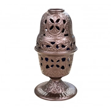 Εκκλησιαστικά Είδη Λαγός Καντήλι Μεταλλικό Κουκουνάρα Χάλκινο