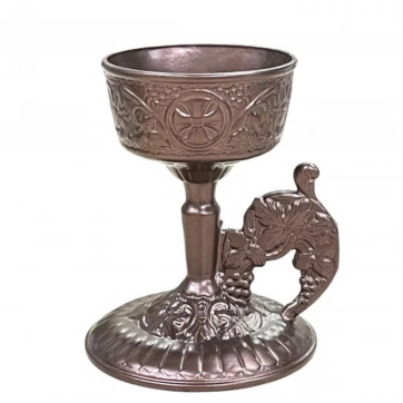 Εκκλησιαστικά Είδη Λαγός Θυμιατό Μεταλλικό Κούπα Μεγάλη Καφέ