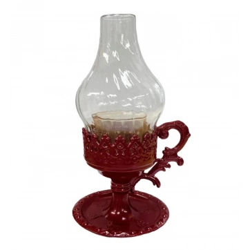 Εκκλησιαστικά Είδη Λαγός Καντήλι Μεταλλικό Λάμπα Μπορντό