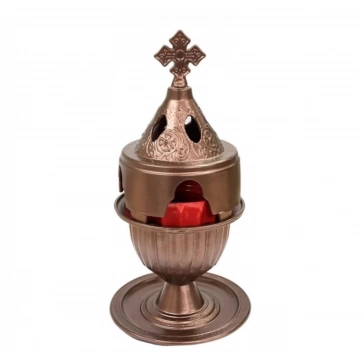 Εκκλησιαστικά Είδη Λαγός Καντήλι Μεταλλικό Σταυρός Χάλκινο