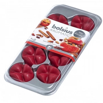 Εκκλησιαστικά Είδη Λαγός Waxmelts Aromatic Bolsius 8άδα - Baked Apple