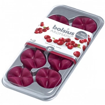 Εκκλησιαστικά Είδη Λαγός Waxmelts Aromatic Bolsius 8άδα - Wild Cranberry
