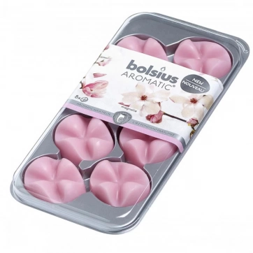 Εκκλησιαστικά Είδη Λαγός Waxmelts Aromatic Bolsius 8άδα - Magnolia