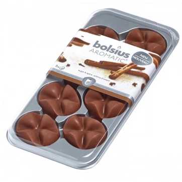 Εκκλησιαστικά Είδη Λαγός Waxmelts Aromatic Bolsius 8άδα - Sugar & Spice